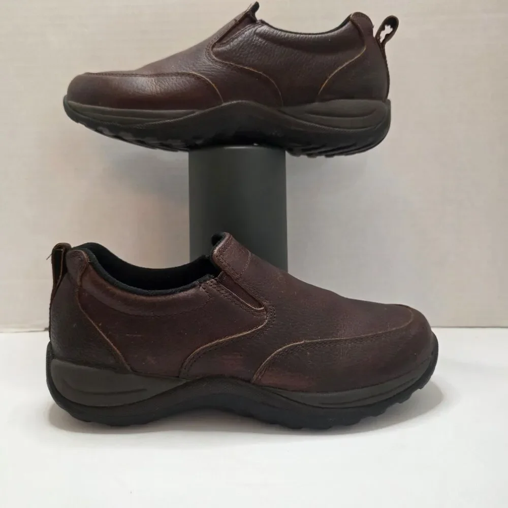 L.L. Bean Comfort Moc II Slip On Men’s 7.5M Brown Leather Shoes 257064